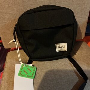 NWT Herschel Supply Company Black Classic Crossbody